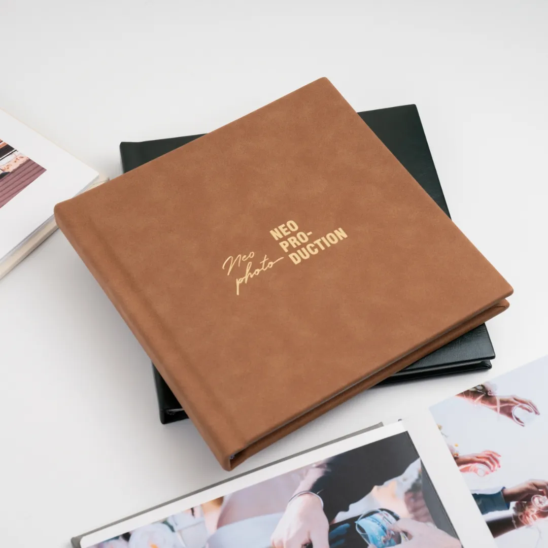 Leather Cover Layflat Album