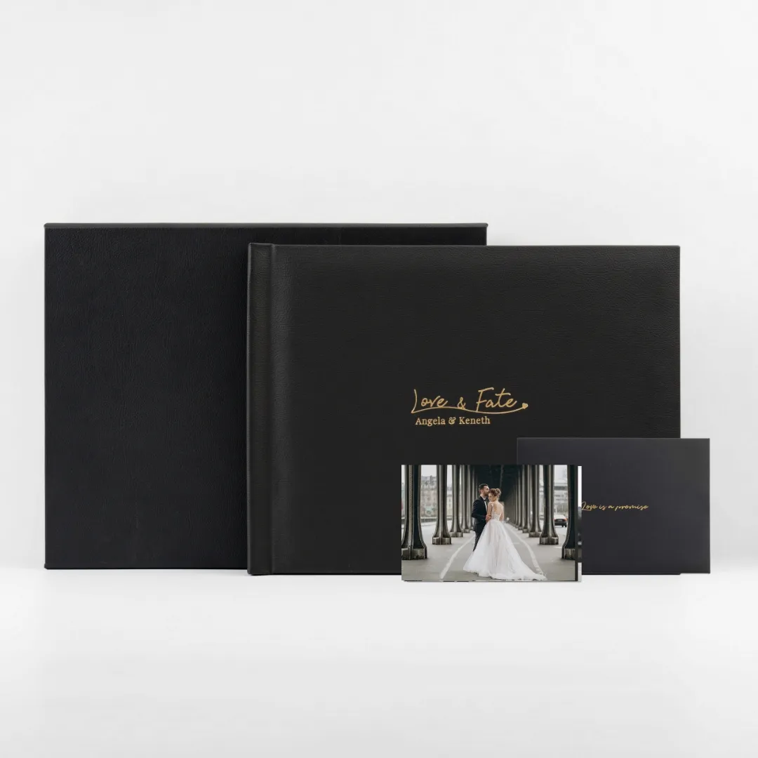 Luxury Leather Box Album Set