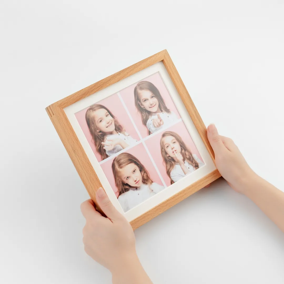 Square Wooden Tabletop Frame