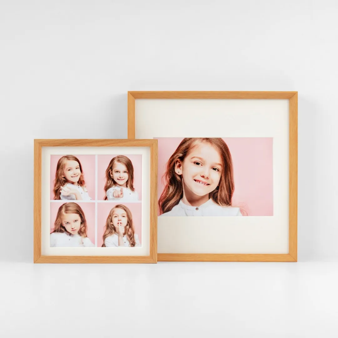 Square Wooden Tabletop Frame